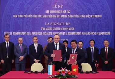 Luxembourg và Việt Nam ký Hiệp định khung hợp tác