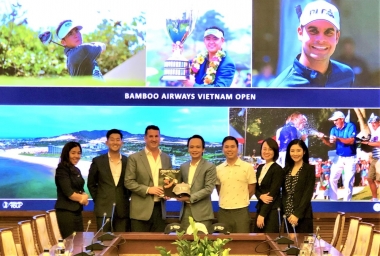1 triệu USD tiền thưởng tại giải golf nhà nghề Bamboo Airways Vietnam Open 2019