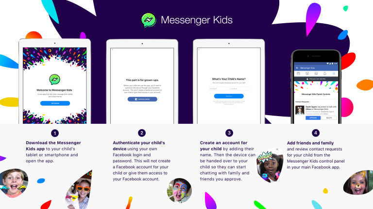 Facebook cho ra đời Messenger Kids cho trẻ em