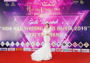 Á hậu Phan Phương đồng hành cùng Gala Hoa hậu Thương hiệu Olivia 2019 tại Việt Nam