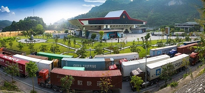 Toàn cảnh cửa khẩu Hữu Nghị- KKT của khẩu Đồng Đăng,  tỉnh Lạng Sơn