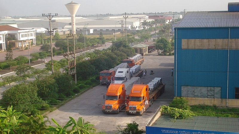Một nhà máy trong KCN Phúc Khánh- TP Thái Bình