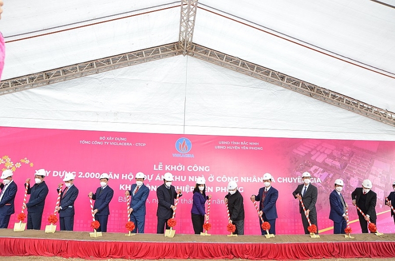 Nghi Lễ khởi công khu nhà ở cho công nhân tại KCN Yen Phong, tỉnh Bắc Ninh