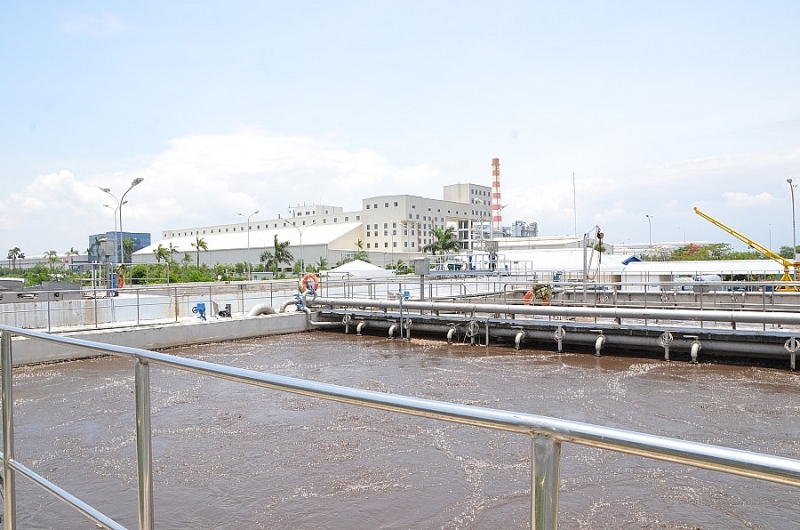 Nhà máy xử lý nước thải trong KCN Đình Vũ, thành phố Hải Phòng
