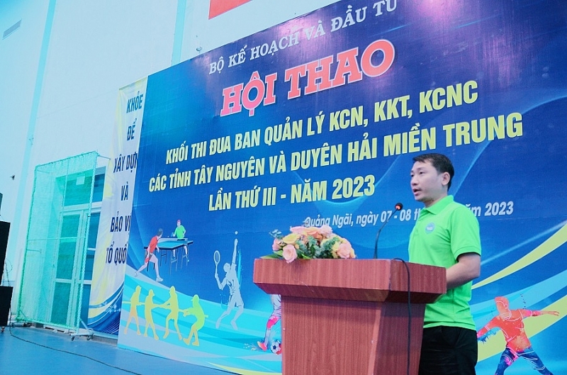 Quảng Ngãi: Khai mạc Hội thao Khối thi đua Ban Quản lý KCN, KKT, KCNC các tỉnh Tây nguyên - Duyên hải miền Trung năm 2023