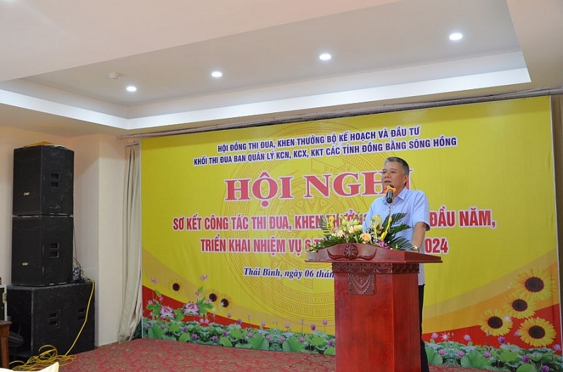 Khối thi đua Ban Quản lý KCN, KCX, KKT các tỉnh Đồng bằng sông Hồng tiếp tục trở thành điểm sáng trong thu hút đầu tư và phát triển các KCN, KCX, KKT
