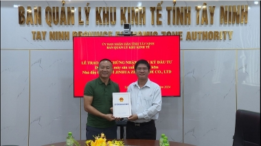 Tỉnh Tây Ninh: KCN Phước Đông tiếp tục đón dự án FDI 22 triệu USD