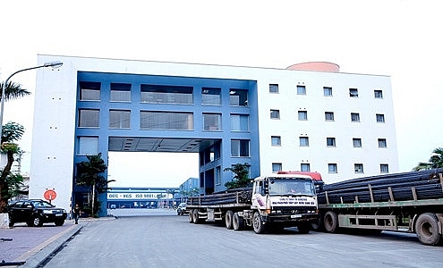 Doanh nghiệp sản xuất thép trong KCN Bình Xuyên, tỉnh Vĩnh Phúc
