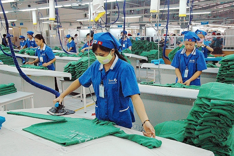 Công nhân nhà máy may làm việc trong KCN Vân Trung,  tỉnh Bắc Giang 3