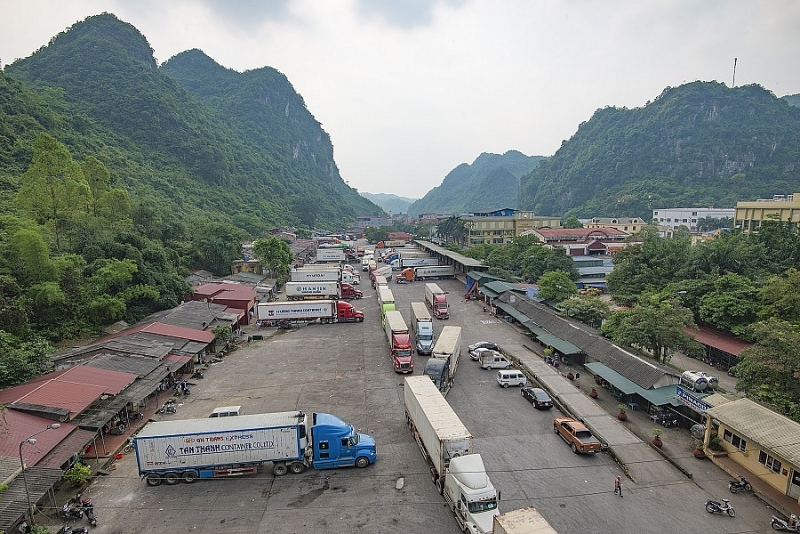 Lưu thông hàng hóa tại cửa khẩu Tân Thanh, tỉnh Lạng Sơn