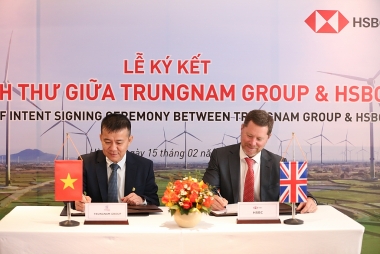 HSBC Việt Nam tài trợ các dự án năng lượng tái tạo của Trungnam Group