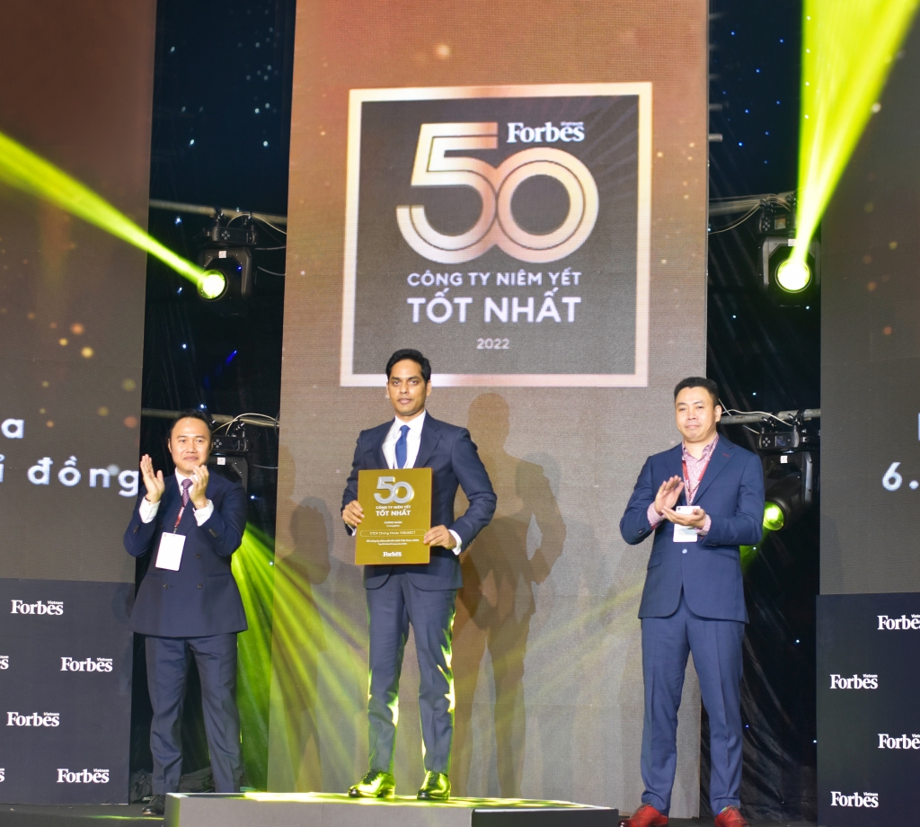 VNDIRECT lần đầu vào TOP 50 công ty niêm yết tốt nhất do Forbes Việt Nam bình chọn