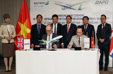Bamboo Airways công bố đường bay thẳng Việt Nam - Vương quốc Anh