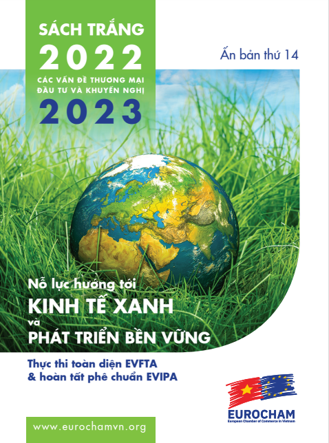 EuroCham ra mắt Sách Trắng 2023 đặt trọng tâm về Kinh tế xanh và Phát triển bền vững