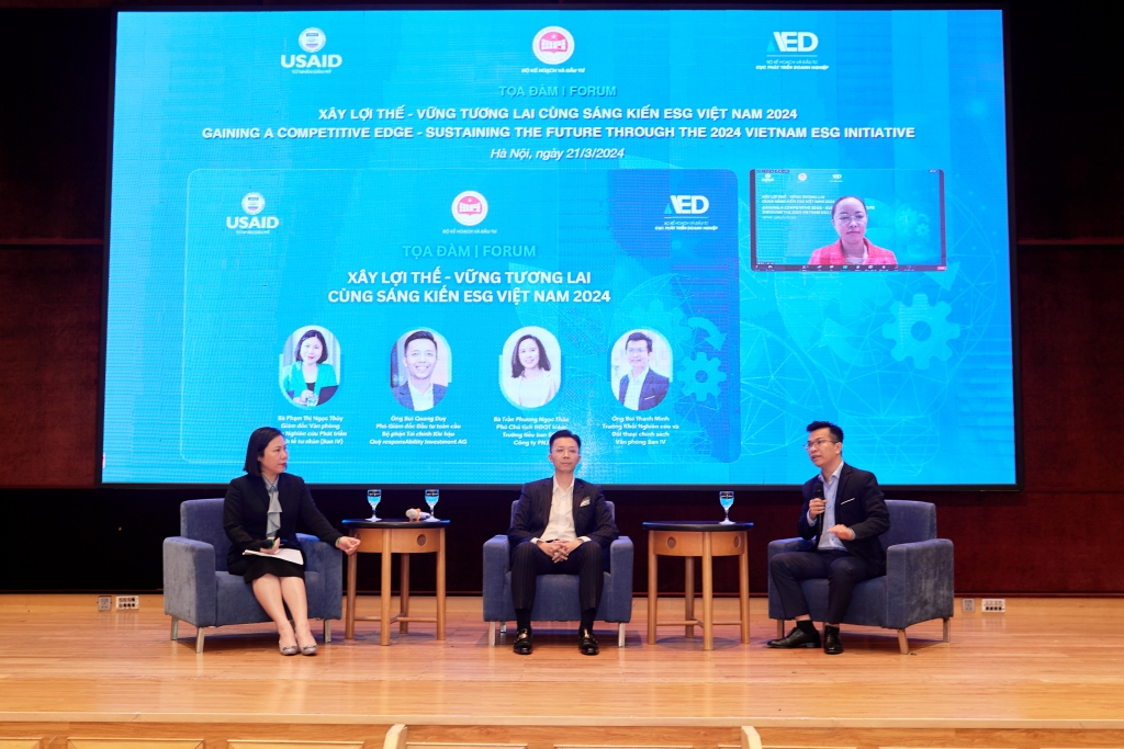 Xây lợi thế và tương lai bền vững cho doanh nghiệp cùng Sáng kiến ESG Việt Nam 2024