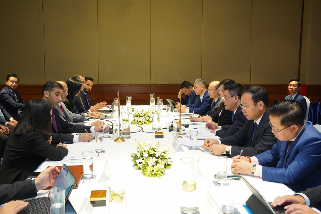Việt Nam và UAE thống nhất thúc đẩy Hiệp định Đối tác kinh tế toàn diện (CEPA)
