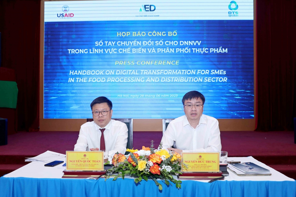 Sổ tay chuyển đổi số, cẩm nang hữu ích cho doanh nghiệp nhỏ và vừa trong lĩnh vực chế biến và phân phối thực phẩm