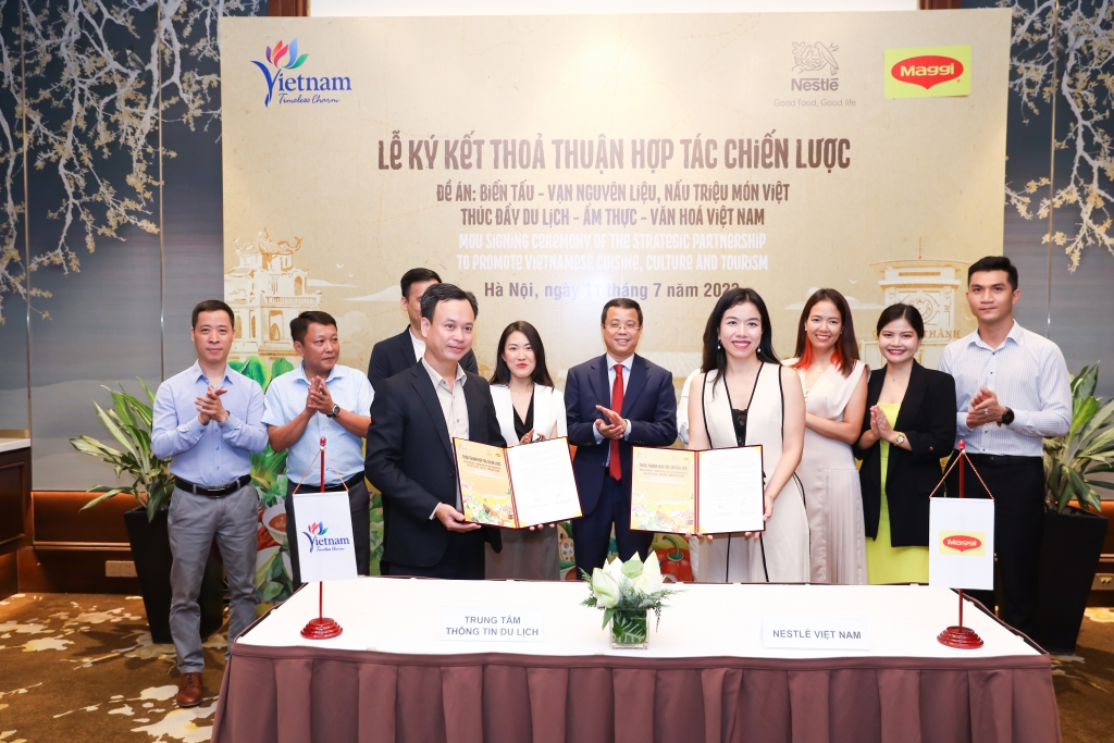 Cục Du lịch Quốc gia Việt Nam và Tập đoàn Nestlé hợp tác thúc đẩy du lịch ẩm thực
