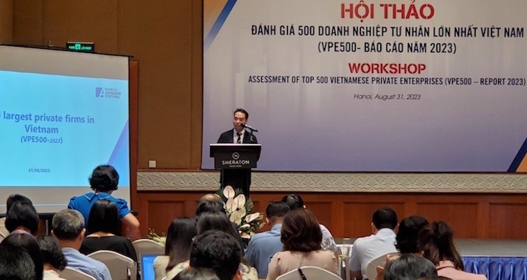 Công bố báo cáo Đánh giá 500 doanh nghiệp tư nhân lớn nhất Việt Nam (VPE500)