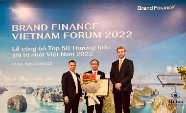 Giá trị thương hiệu Bảo Việt tăng gần 3 lần, đạt 731 triệu USD
