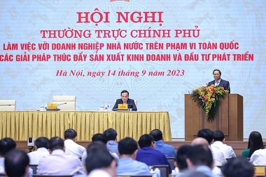 Thủ tướng chủ trì Hội nghị Thường trực Chính phủ làm việc với doanh nghiệp Nhà nước