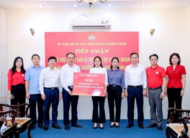Tỉnh Vĩnh Phúc thăm hỏi hỗ trợ người bị nạn vụ cháy tại quận Thanh Xuân, Hà Nội
