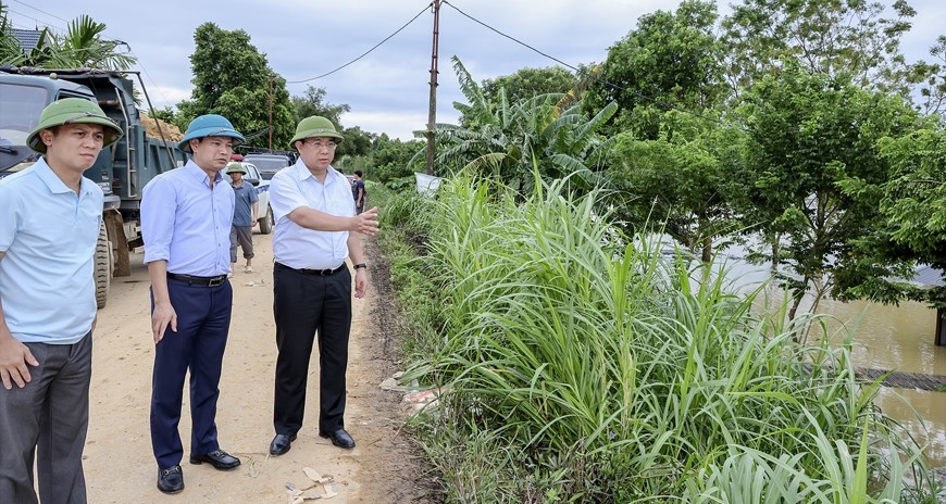 Vĩnh Phúc tập trung mọi nguồn lực ứng phó và khắc phục hậu quả mưa, lũ sau bão số 3