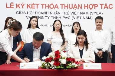 Hội Doanh nhân trẻ Việt Nam và PwC Việt Nam hợp tác hỗ trợ doanh nghiệp Việt nâng cao quản trị