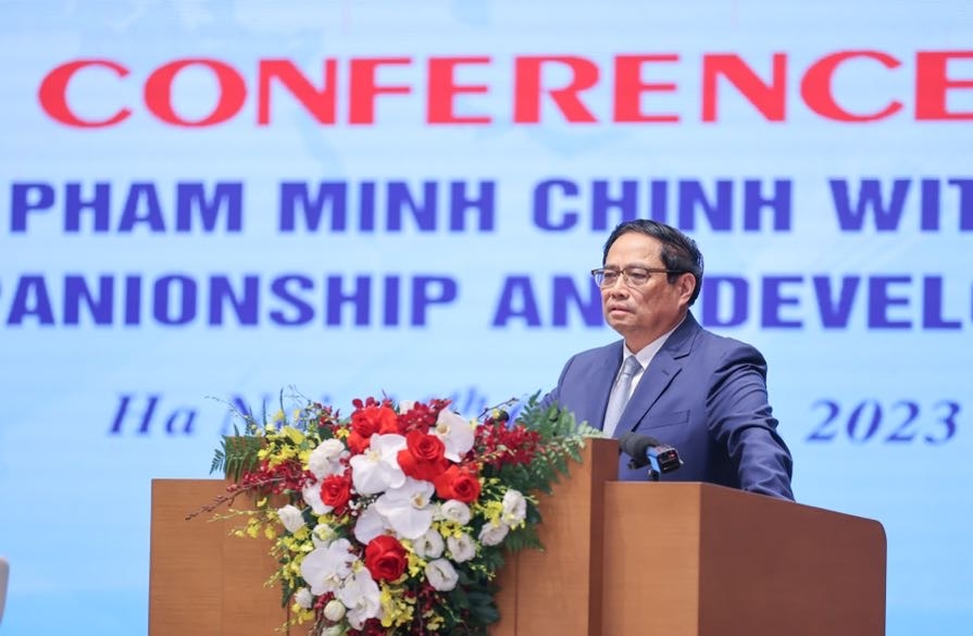 Thủ tướng Phạm Minh Chính chủ trì Hội nghị Thủ tướng Chính phủ với cộng đồng doanh nghiệp FDI