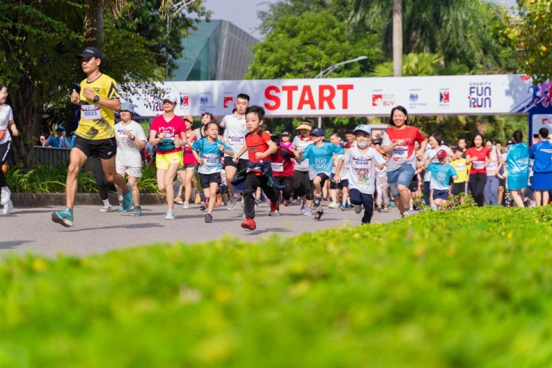 BUV tổ chức sự kiện chạy bộ gây quỹ từ thiện – Britcham Charity Fun Run 2023 Hà Nội