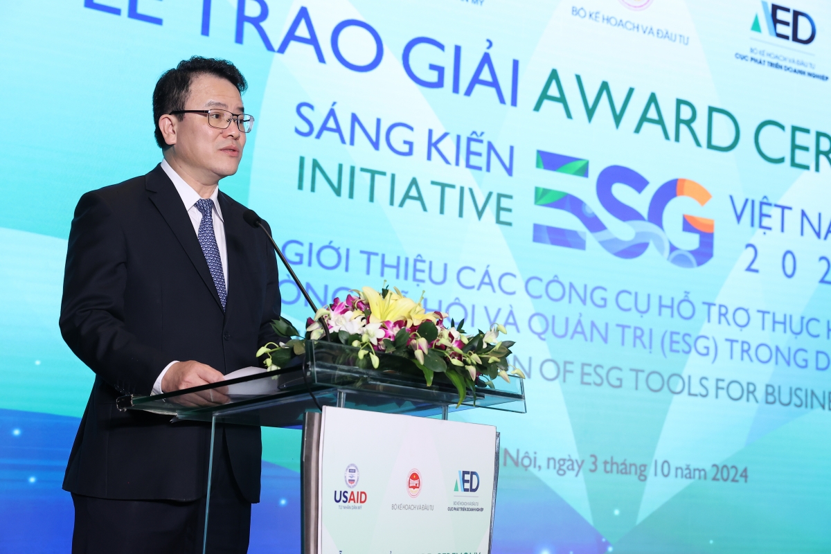 Chính thức công bố và vinh danh các doanh nghiệp đạt giải “Sáng kiến ESG Việt Nam 2024”