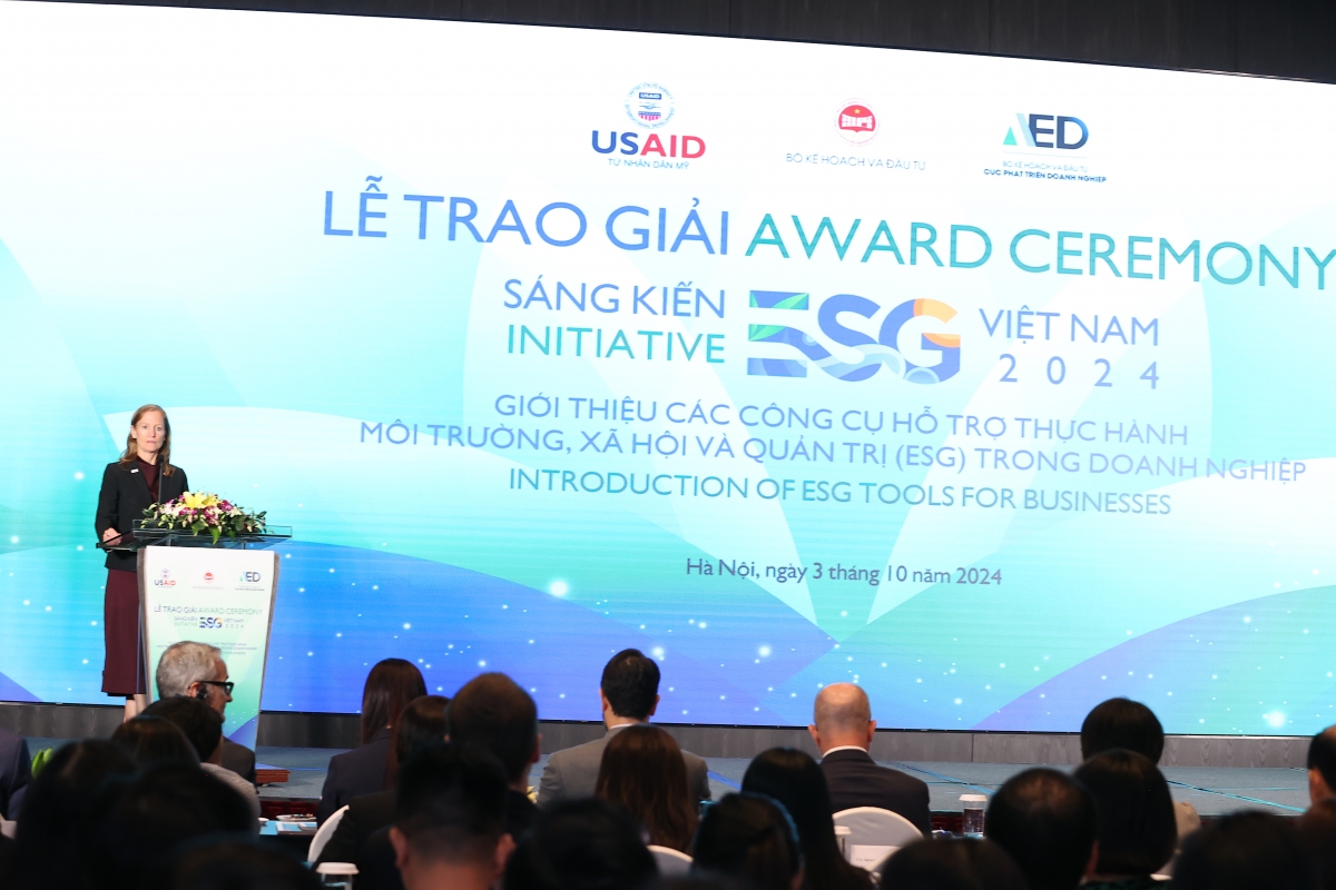 Chính thức công bố và vinh danh các doanh nghiệp đạt giải “Sáng kiến ESG Việt Nam 2024”