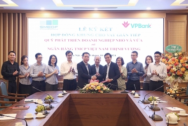 Quỹ Phát triển doanh nghiệp nhỏ và vừa cùng VPBank hợp tác triển khai cho vay gián tiếp DNNVV