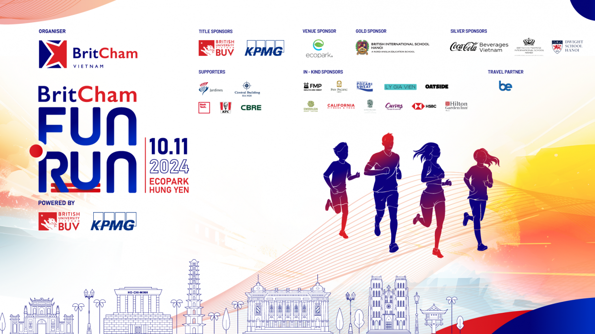 Giải chạy bộ BritCham Fun Run 2024 tiếp tục phát huy tinh thần thiện nguyện và hướng tới cộng đồng