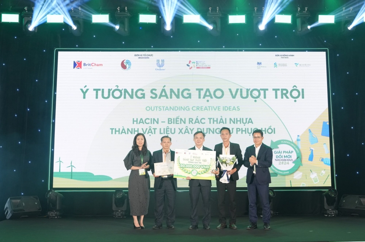 Vinh danh các dự án được trao giải thưởng “Giải pháp Đổi mới Tuần hoàn Nhựa 2024”: Khơi nguồn sáng tạo vì môi trường bền vững