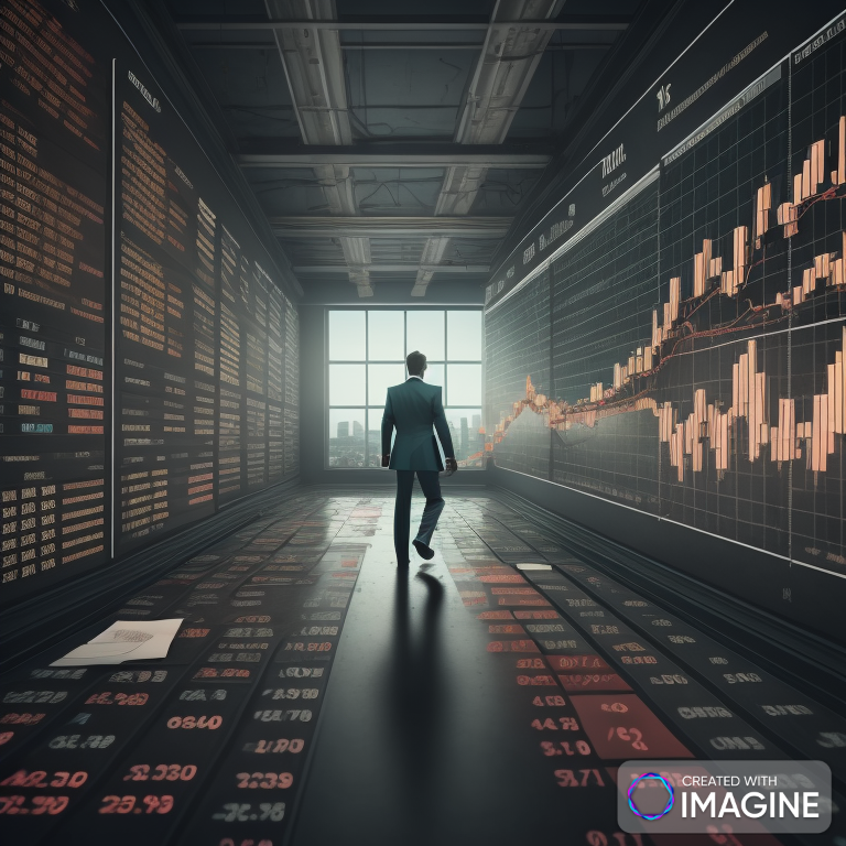 Giảm thiểu rủi ro cho nhà đầu tư chứng khoán – vẽ bởi Imagine AI