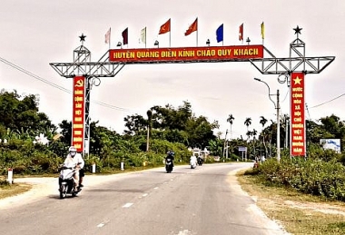 Huyện Quảng Điền, tỉnh Thừa Thiên Huế đạt chuẩn nông thôn mới