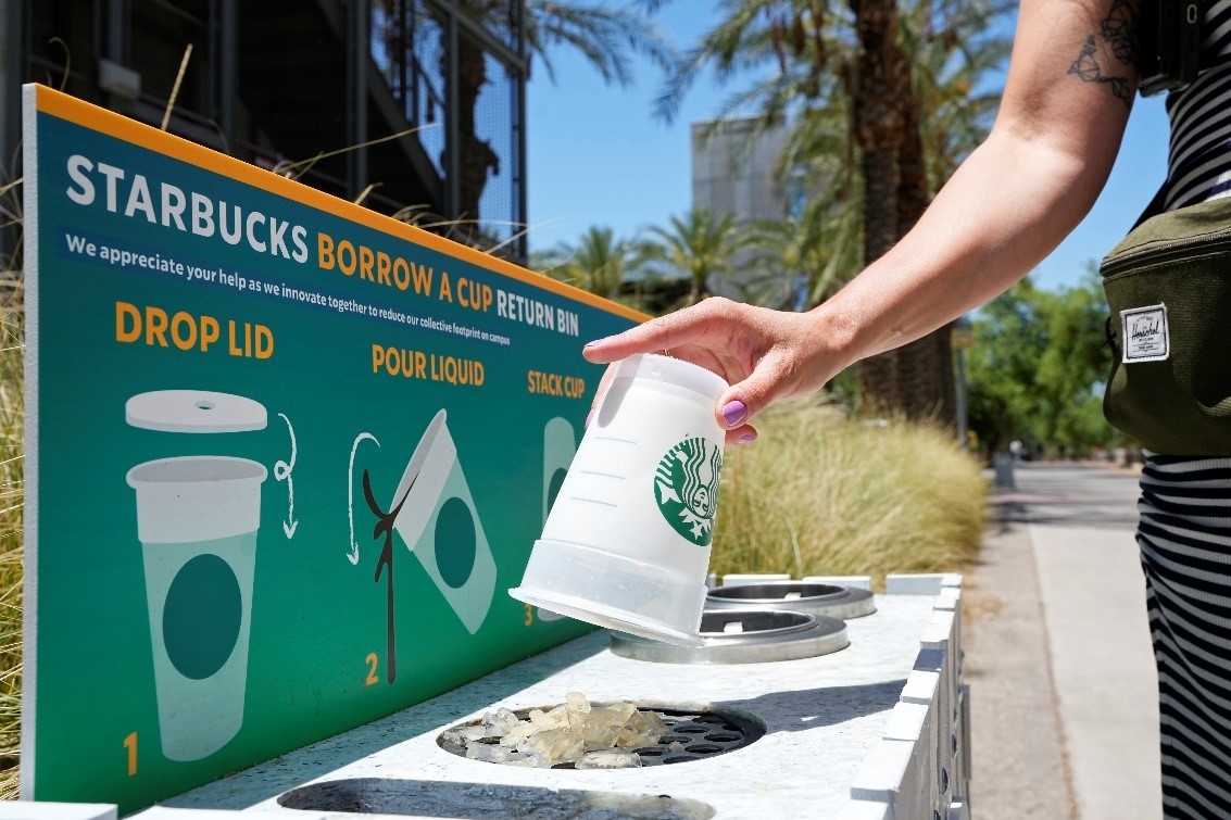 Sáng tạo trong nỗ lực giảm rác thải nhựa của Starbucks