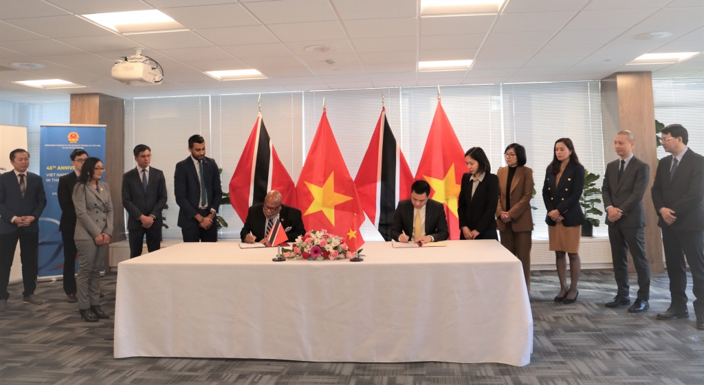 Việt Nam và Trinidad & Tobago chính thức thiết lập quan hệ ngoại giao