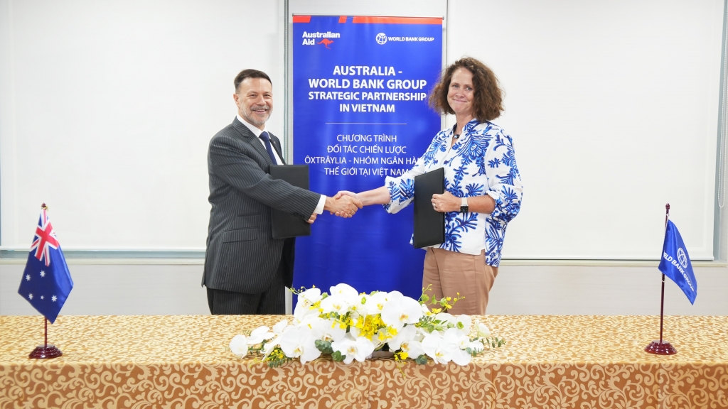 Australia và Ngân hàng Thế giới hợp tác hỗ trợ Việt Nam phát triển bền vững