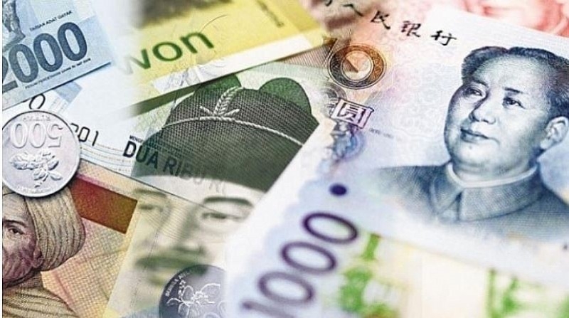 Các đồng tiền trong khu vực Đông Á mới nổi tiếp tục giảm giá so với đồng USD