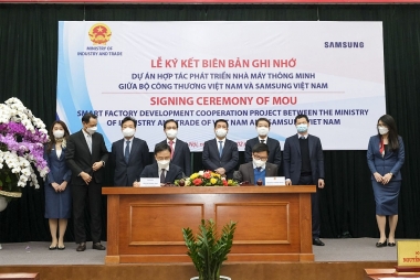 Bộ Công Thương và Samsung Việt Nam hợp tác phát triển Nhà máy thông minh
