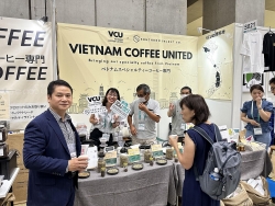 Việt Nam đang tham gia Triển lãm Cà phê đặc sản thế giới SCAJ 2023 tại Tokyo