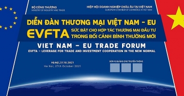 "EVFTA - sức bật cho hợp tác thương mại đầu tư trong bối cảnh bình thường mới"