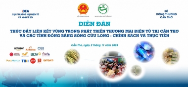 Diễn đàn thúc đẩy liên kết vùng trong phát triển thương mại điện tử tại Đồng bằng sông Cửu Long và Đông Nam Bộ  sẽ diễn ra vào ngày 2/11