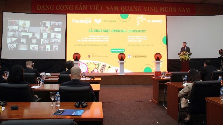 Triển lãm quốc tế Công nghiệp Thực phẩm Việt Nam 2021 diễn ra trên môi trường số